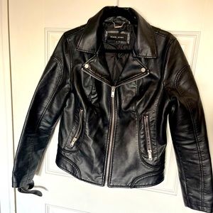 Black Rivet faux leather jacket